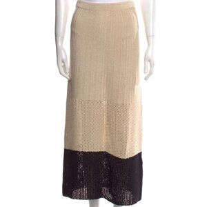 Rachel Comey Colorblock Pattern Midi Length Skirt - Small